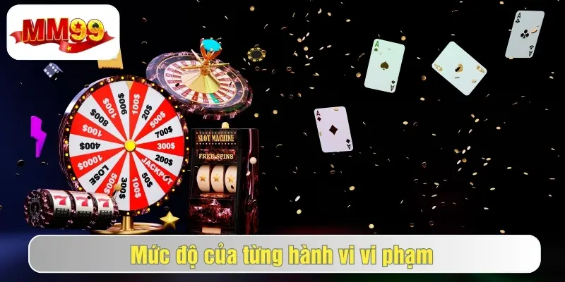 Miễn Trừ Trách Nhiệm MM99 - Chính Sách Miễn Trừ Xử Lý Vi Phạm 2 Những mức độ vi phạm trong chính sách miễn trừ trách nhiệm